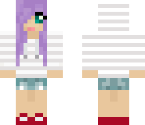 edited purple girl
