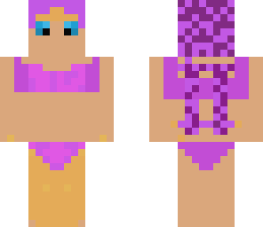 bikini girl in purple