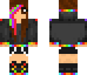 edited rainbow girl
