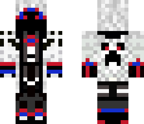 red and blue enderman punk