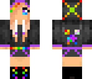 rainbow creeper girl
