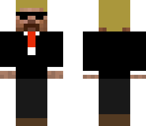 man in black