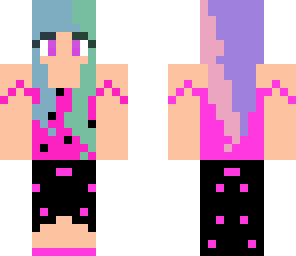 black and pink girl
