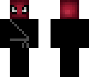 ninja with spiderman mask