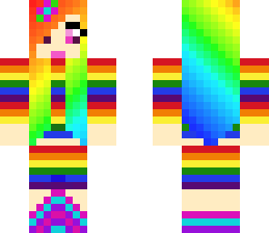 rainbow girl
