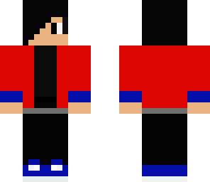 red blue jacket guy