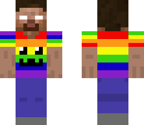 herobrine with t-shirt nyan cat and ears