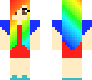 rainbow girl