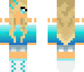 edited blue girl