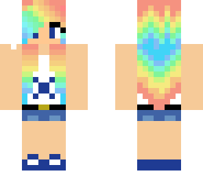 rainbow hipster gurl