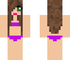 purple bikini