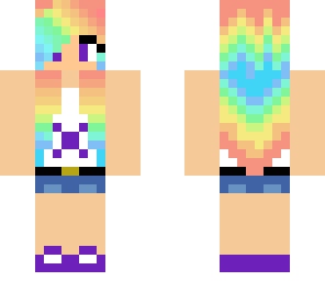 rainbow hipster gurl 2