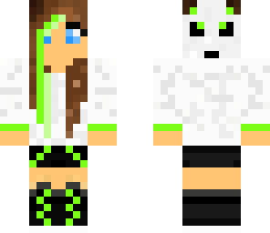green panda