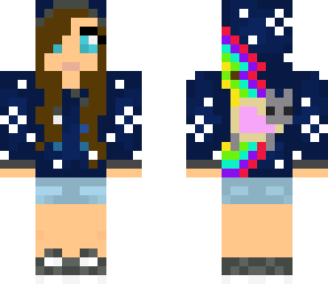 girl nyan cat hoodie