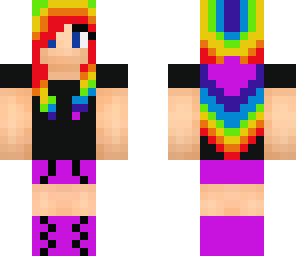rainbow girl
