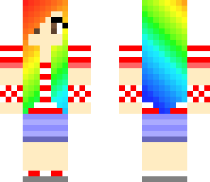 rainbow girl