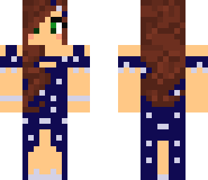 blue prom girl 