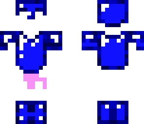 blue armor with ****