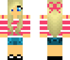 cute girl in pink