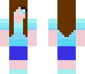 blue girl