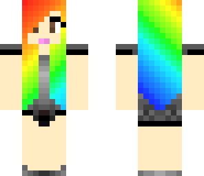 cute rainbow girl