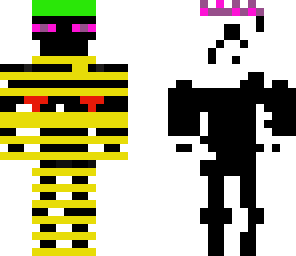 yellow wither skelaton