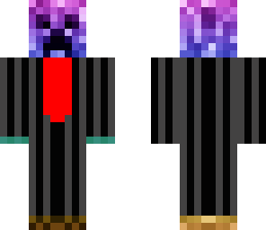 ze rainbow creeper in a suit