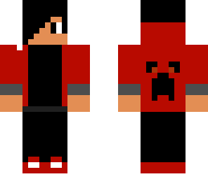epic red creeper hoodie