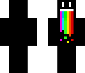 backwards rainbow vomit
