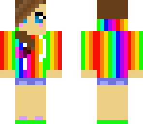 rainbow girl