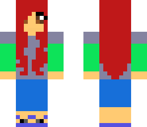 red head in pj's