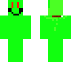 green man with smiley face