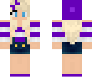 purple beanie girl