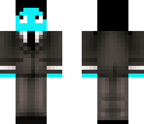 cyan suit