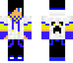 blue and yellow gamer