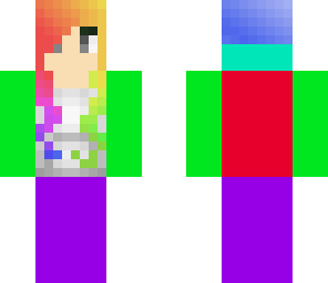 rainbow girl