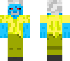 upside-down colored steve