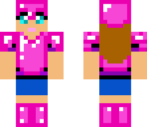 pink girl with pink stuff so its good