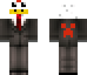 chiken in a suit