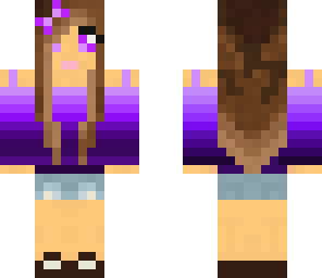 light and dark girl