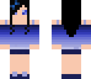 blue girl