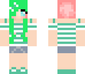 green hair