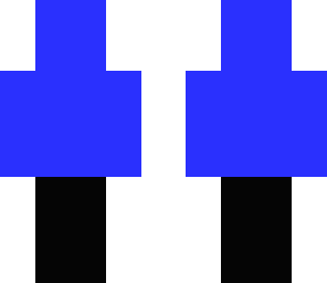 blue and black man