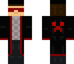 red trenchcoat