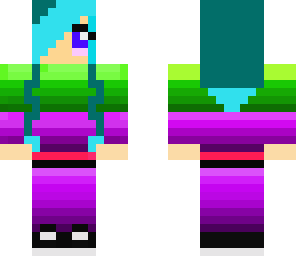 girl with rainbow sweatshirt