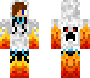 teenager on fire