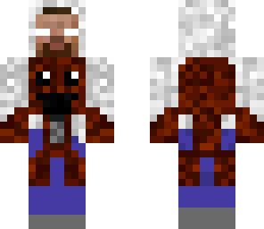 herobrine with little monster on him