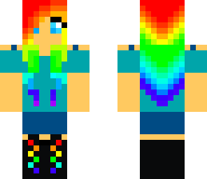 rainbow girl