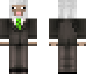 green suit sheep