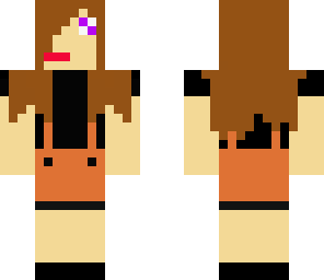 suspenders girl